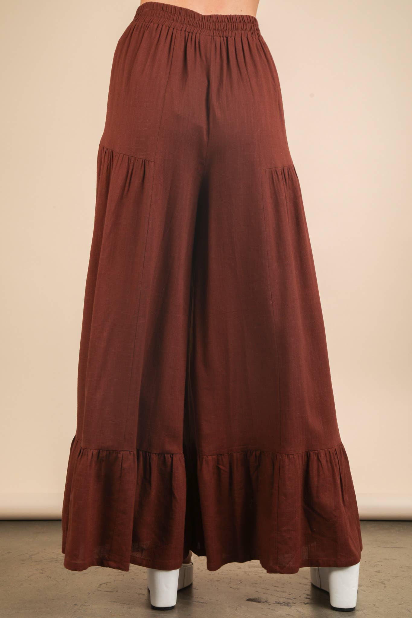 Pam Palazzo Elastic Waist Comfy Pants