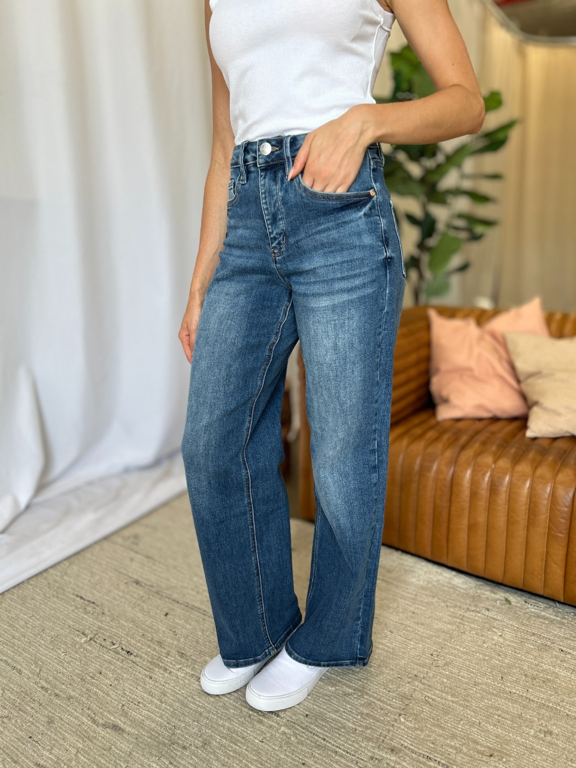 RFM High Rise Tummy Control Flare Jeans