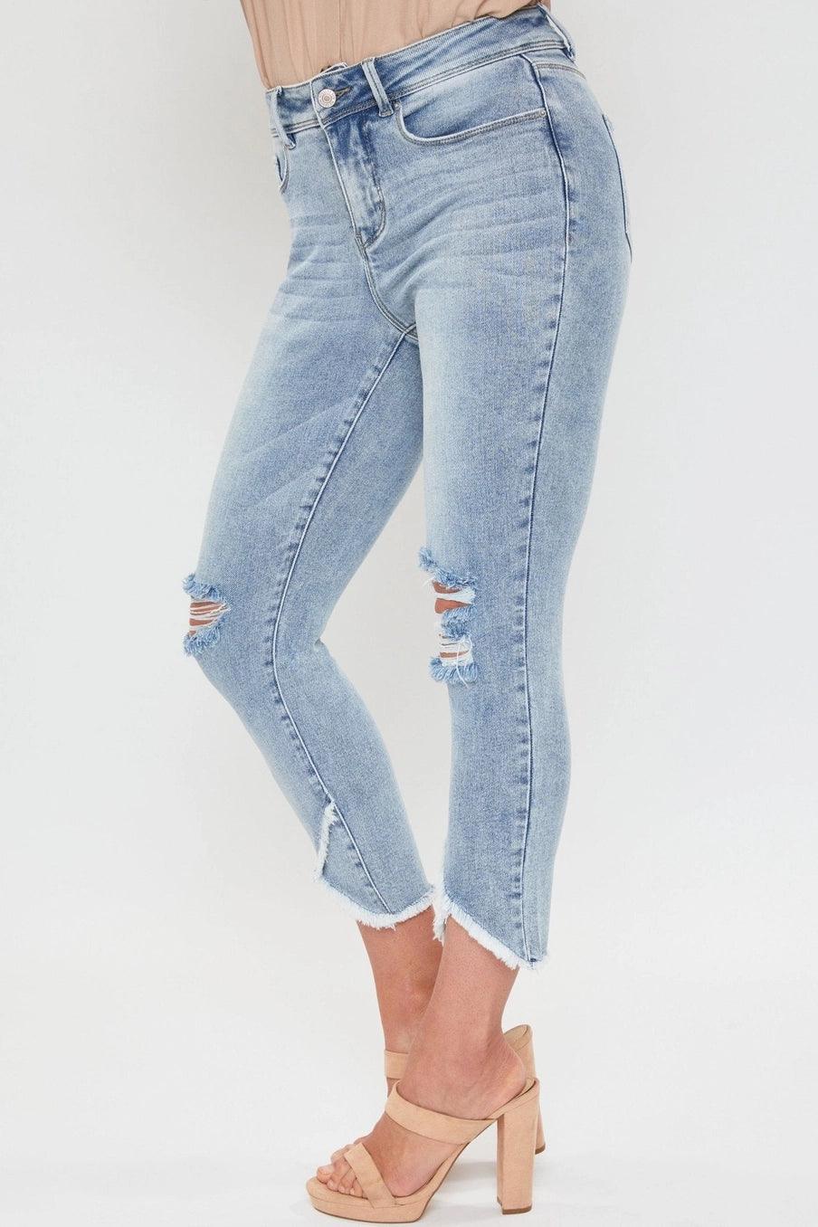 Missy Petite Tulip Hem Anklie Jean - The Salty Mare