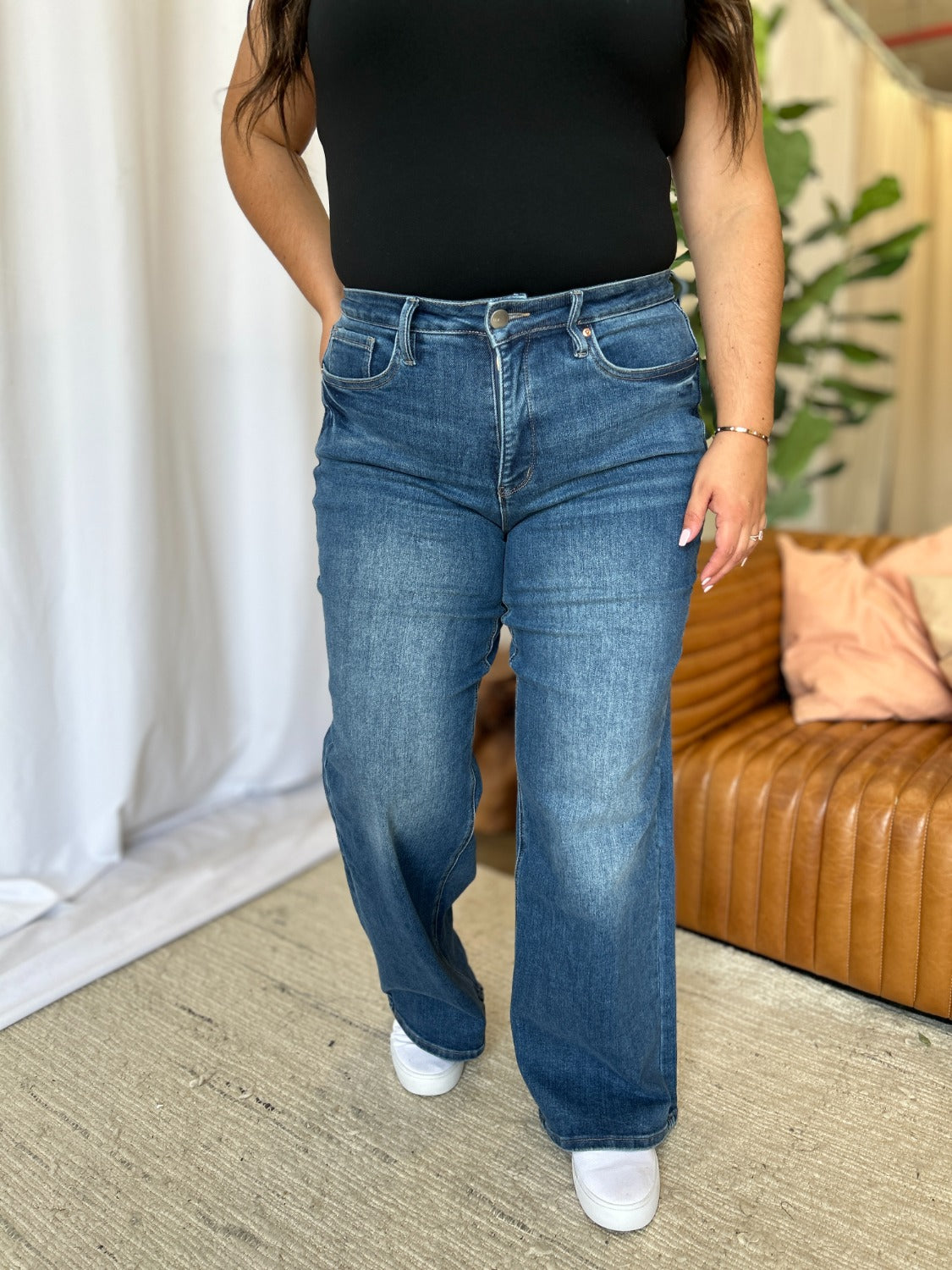 RFM High Rise Tummy Control Flare Jeans