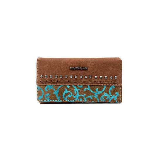 Trinity Ranch Hair On Cowhide Wallet - The Salty Mare