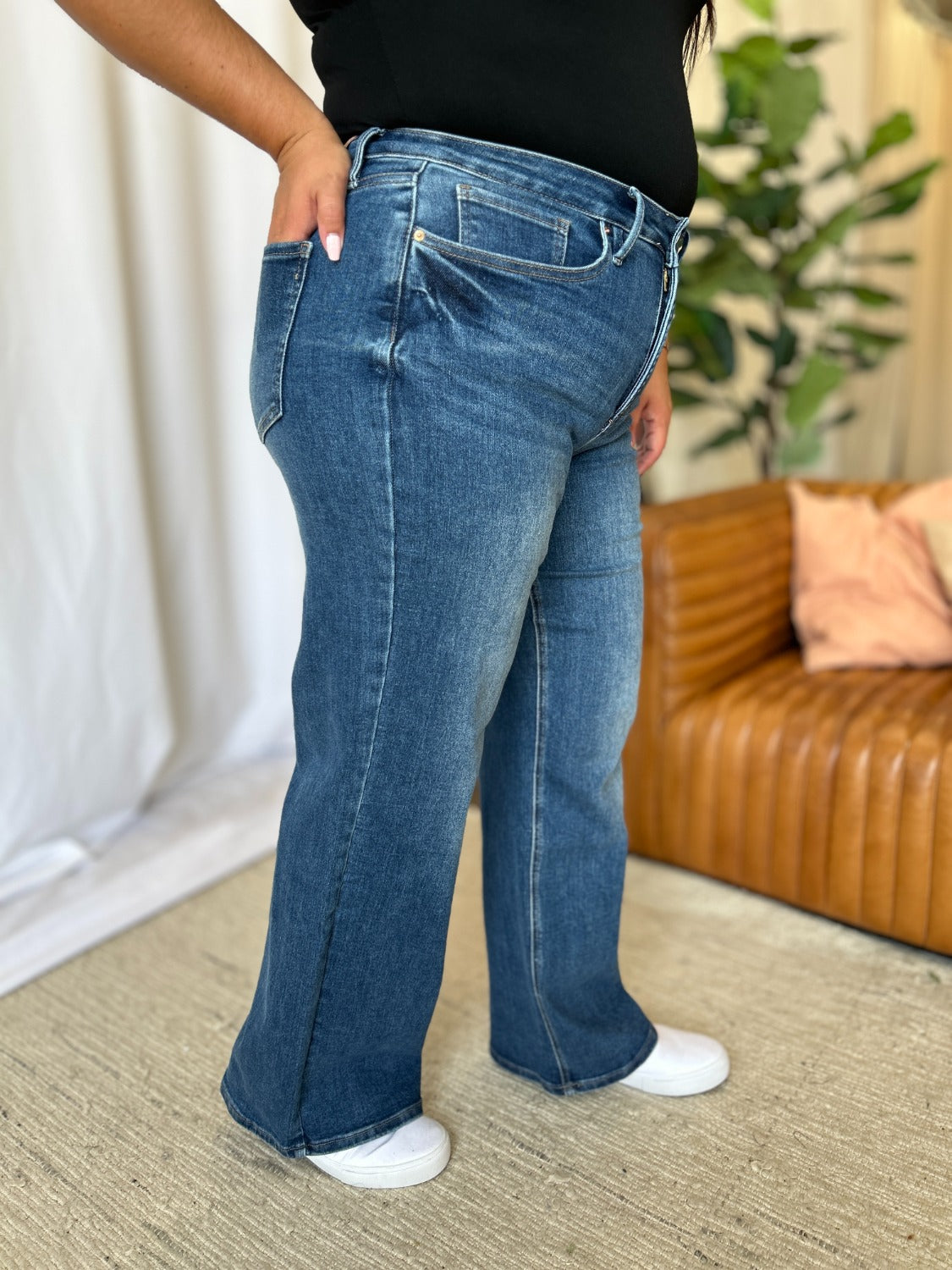 RFM High Rise Tummy Control Flare Jeans
