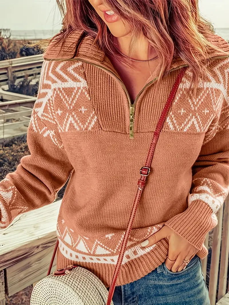 Alisa Half Zip Pullover - The Salty Mare