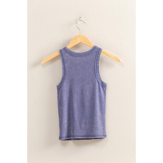 Liz Round Neck Sleeveless Tank
