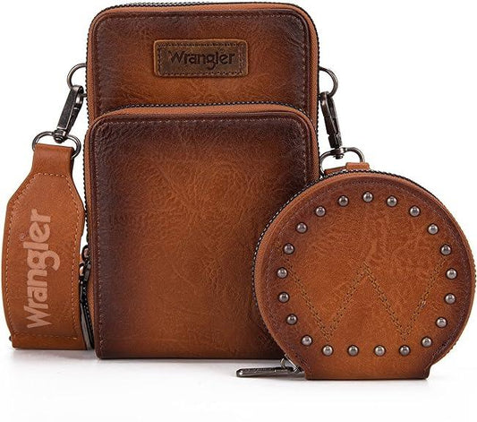Wrangler Sling Crossbody Cell Phone Purse - The Salty Mare
