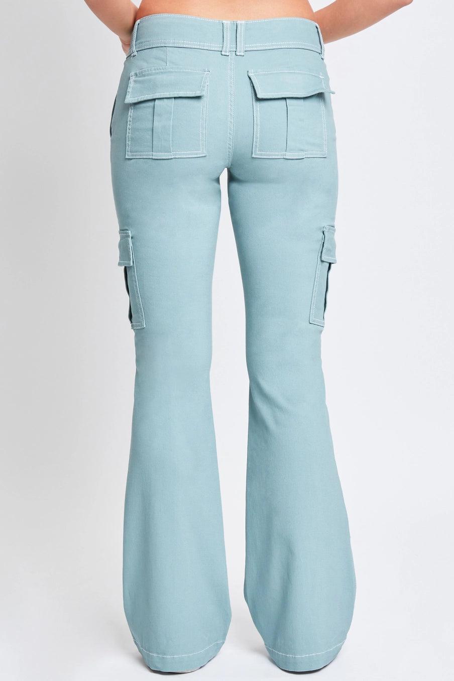 Junior Low RIse Cargo Flares - The Salty Mare