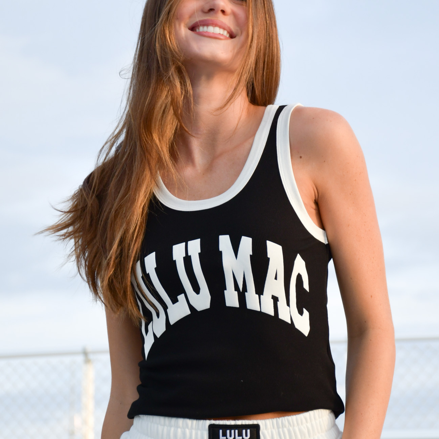 LULU MAC Tank - Black/White