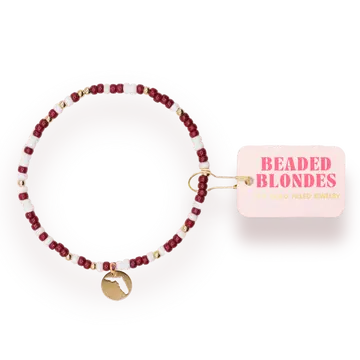 State Cutout Game Day Bracelet