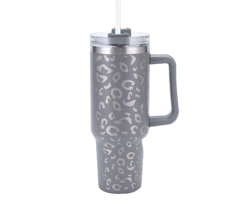 Patterned Stainless Steel Mug 40oz - The Salty Mare