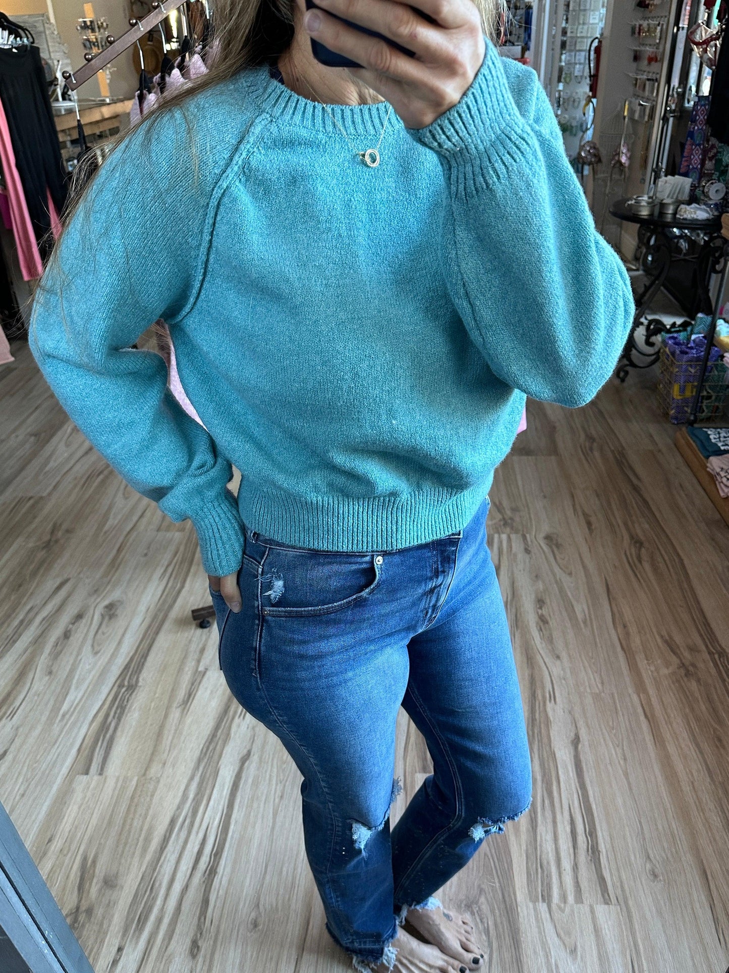 Paige Raglan Sweater - The Salty Mare