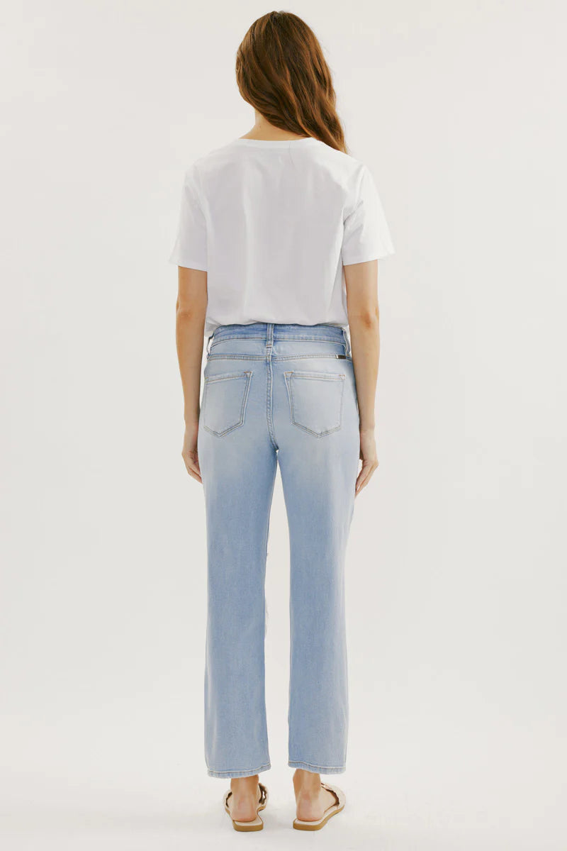Kancan Norrine High Rise Straight Jean - The Salty Mare