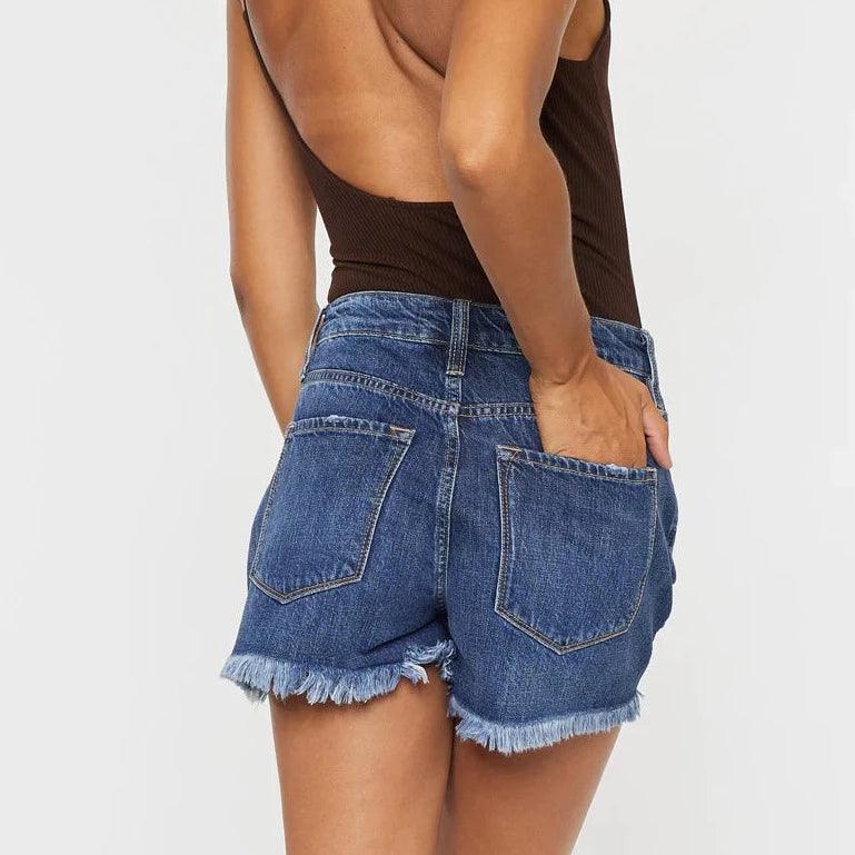 Kancan Ivanna Ultra High Rise Mom Shorts - The Salty Mare