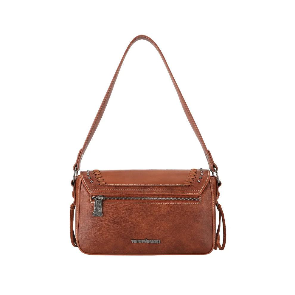 Trinity Ranch Hair On Vintage Tooled Bag - The Salty Mare
