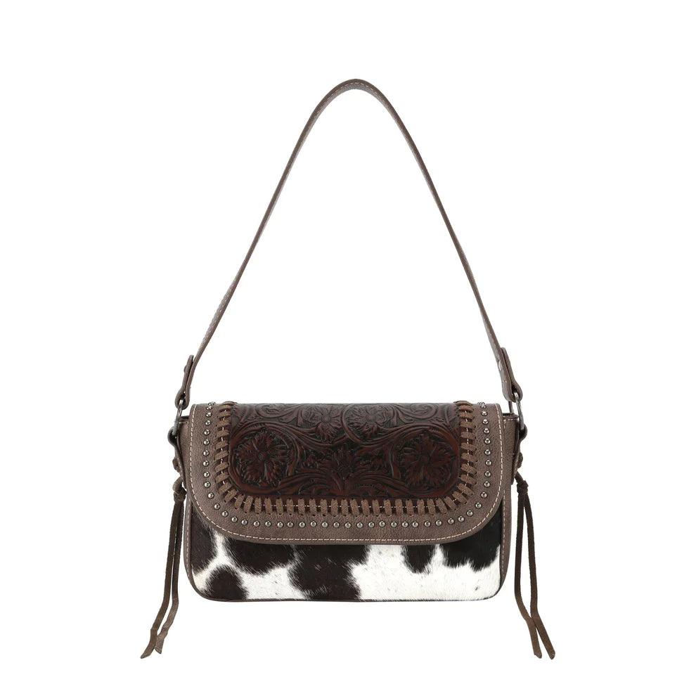 Trinity Ranch Hair On Vintage Tooled Bag - The Salty Mare