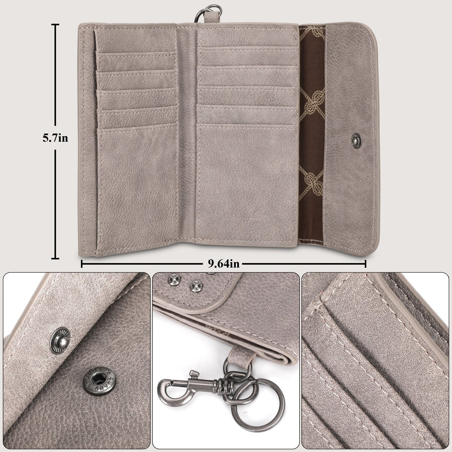 Wrangler Studded Accents Wallet - The Salty Mare