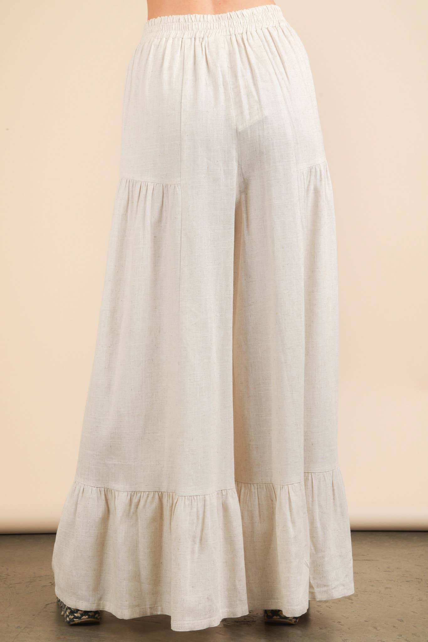 Pam Palazzo Elastic Waist Comfy Pants