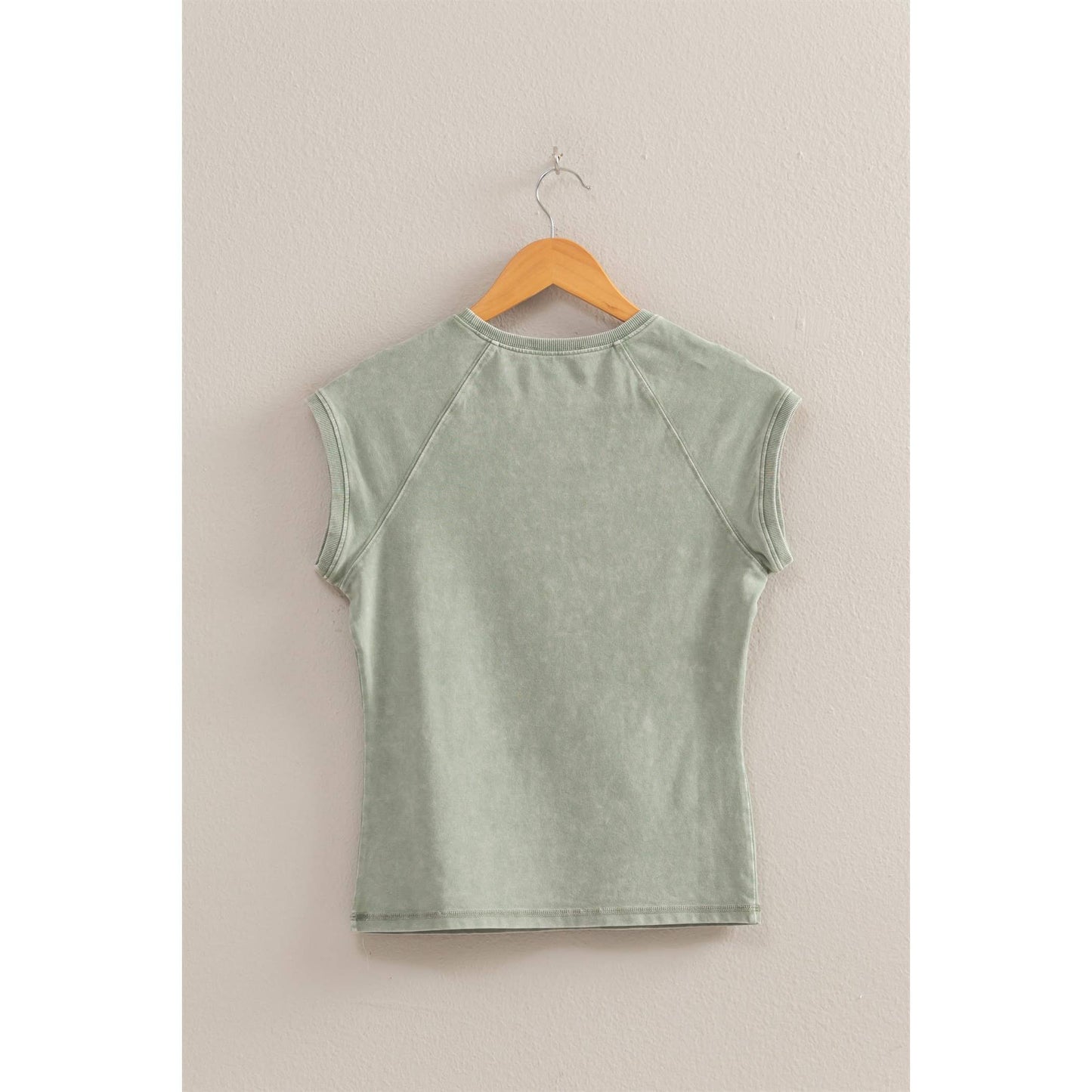 Paola Raglan Cap Sleeve Tee