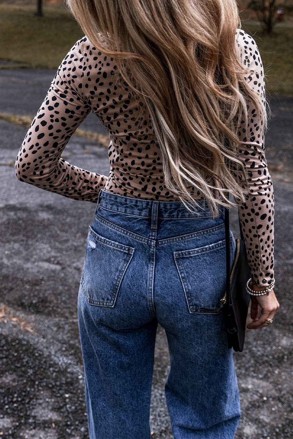 Wild Leopard Long Sleeve Bodysuit