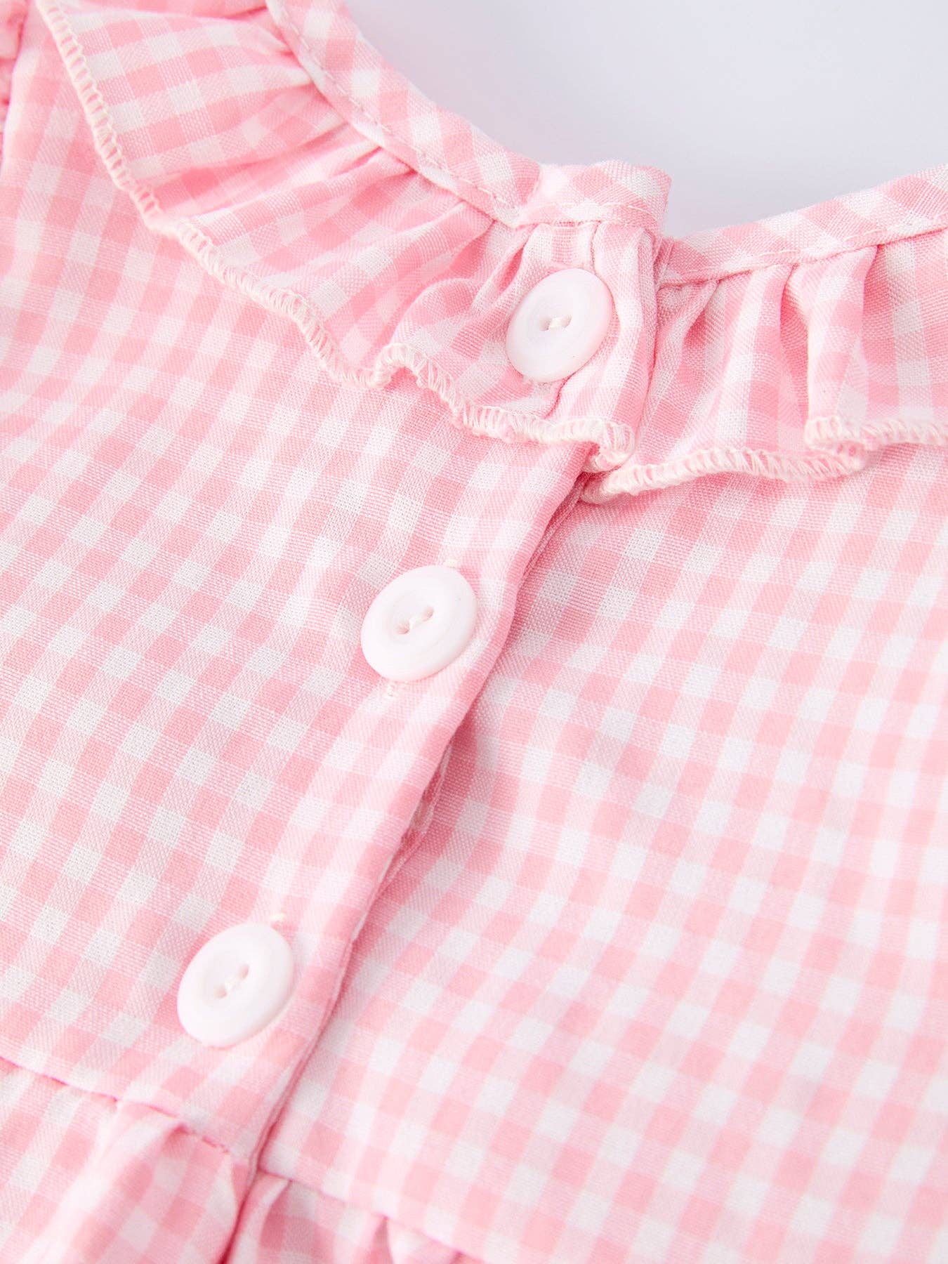 Crocodile Embroidered Smocked Romper
