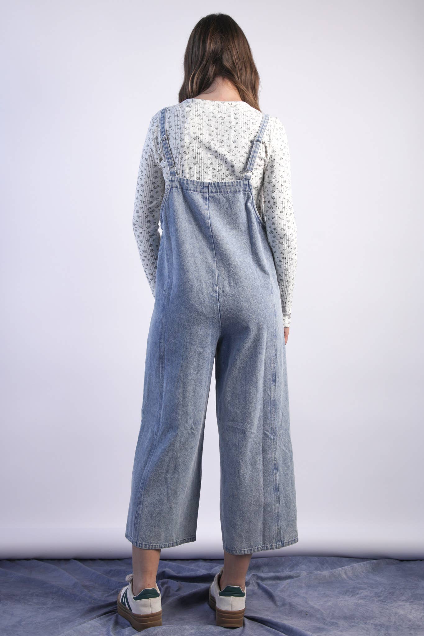 Frayed Denim Jumpsuit