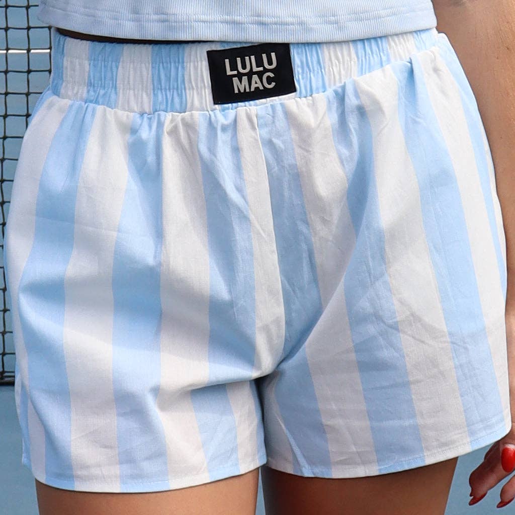 Lulu Mac Boxers -LIGHT BLUE DARBY
