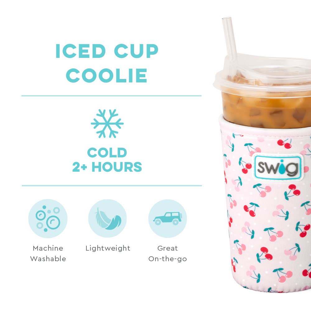 Cherry Pie Iced Cup Coolie (Medium)