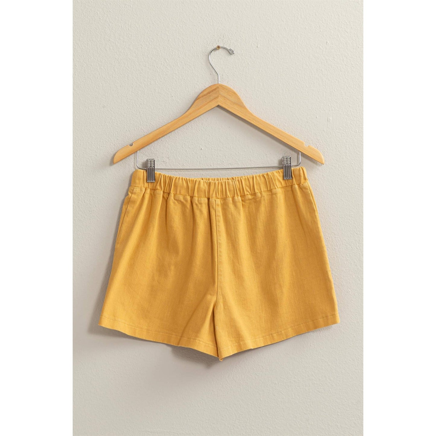 Patch Pocket Drawstring Shorts