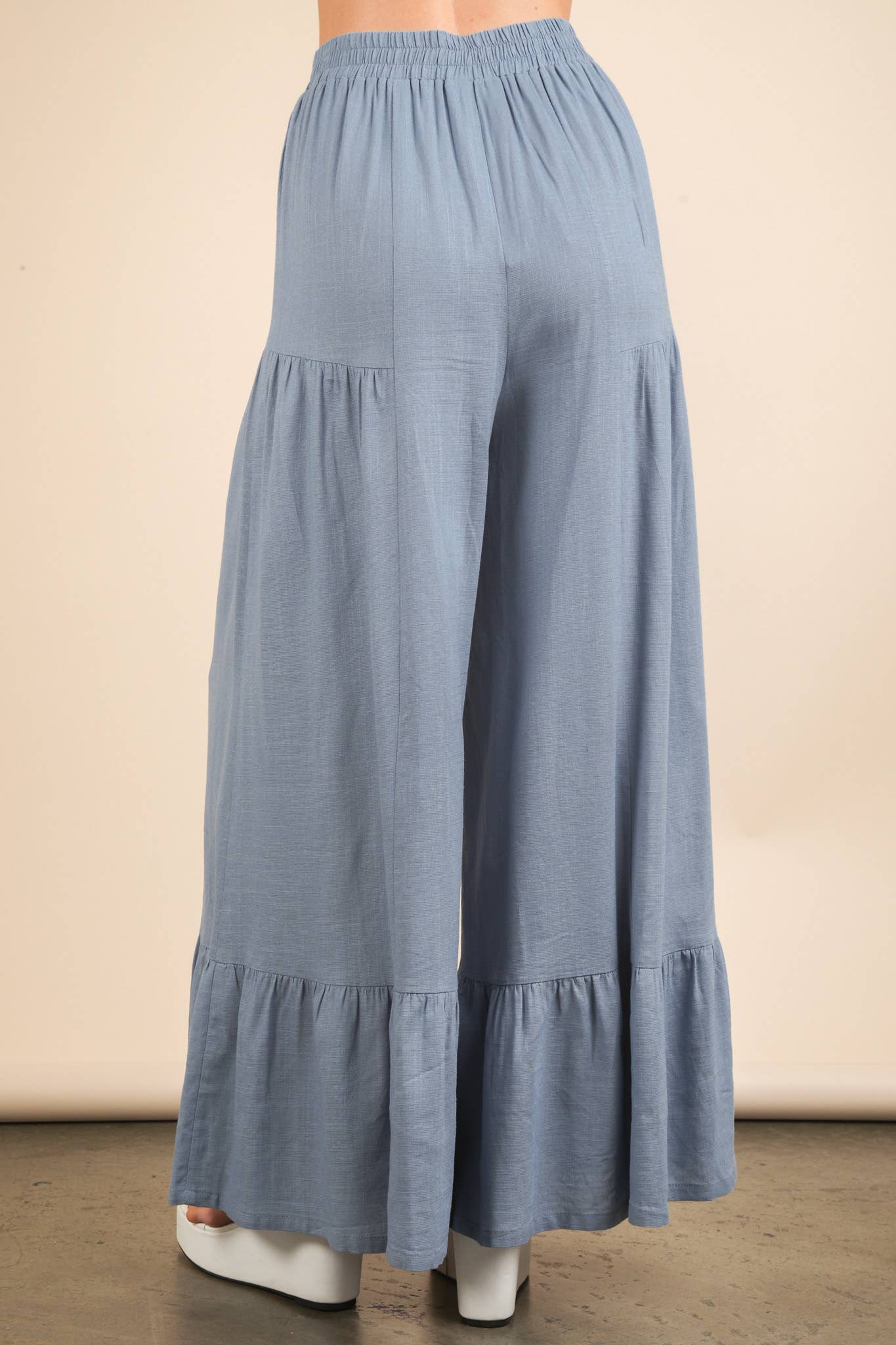 Pam Palazzo Elastic Waist Comfy Pants