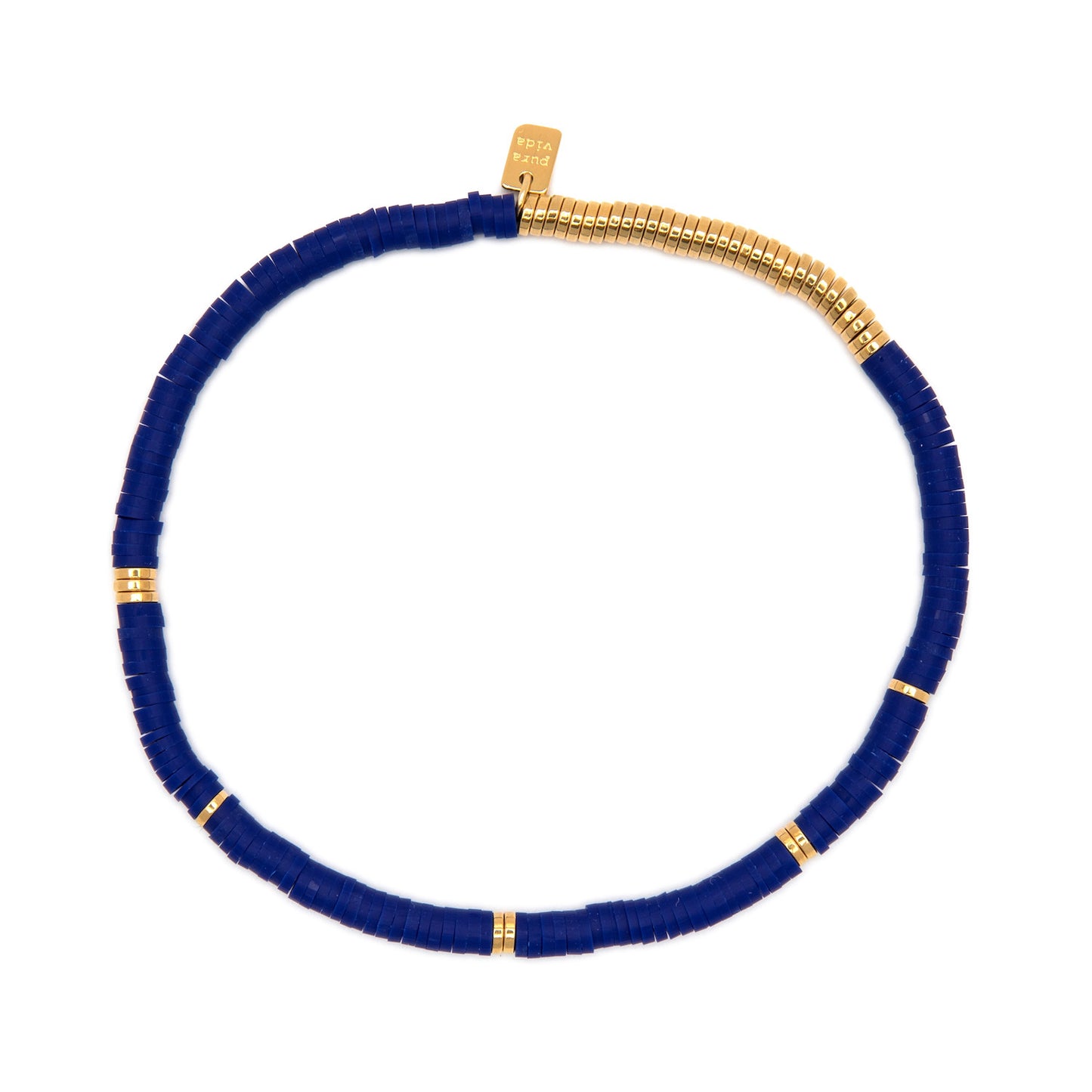 Surfrider Fdn Gold Stretch Anklet
