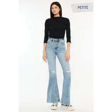 HOLLY HIGH RISE TROUSER FLARE JEANS