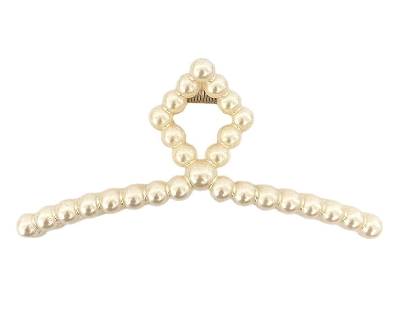 Large Faux Pearl Hair Claw Clip