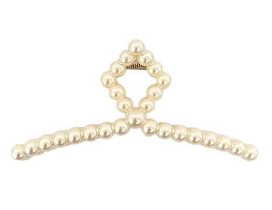Large Faux Pearl Hair Claw Clip