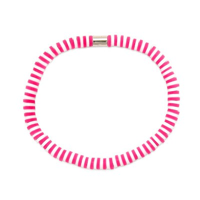 Seascape Vinyl Disc Stretch Bracelet - The Salty Mare