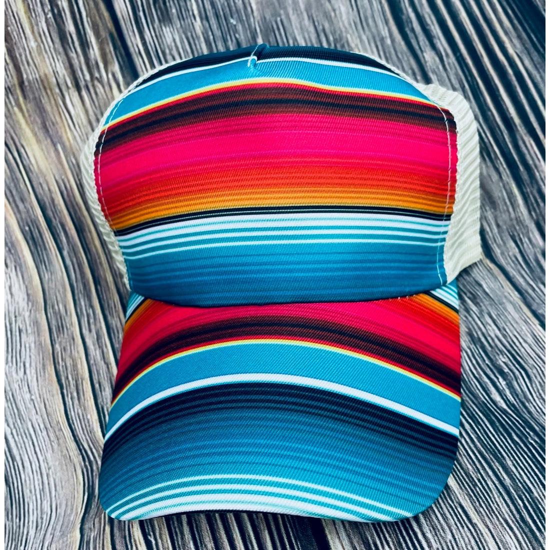 Aztec Embroidered Hat - The Salty Mare