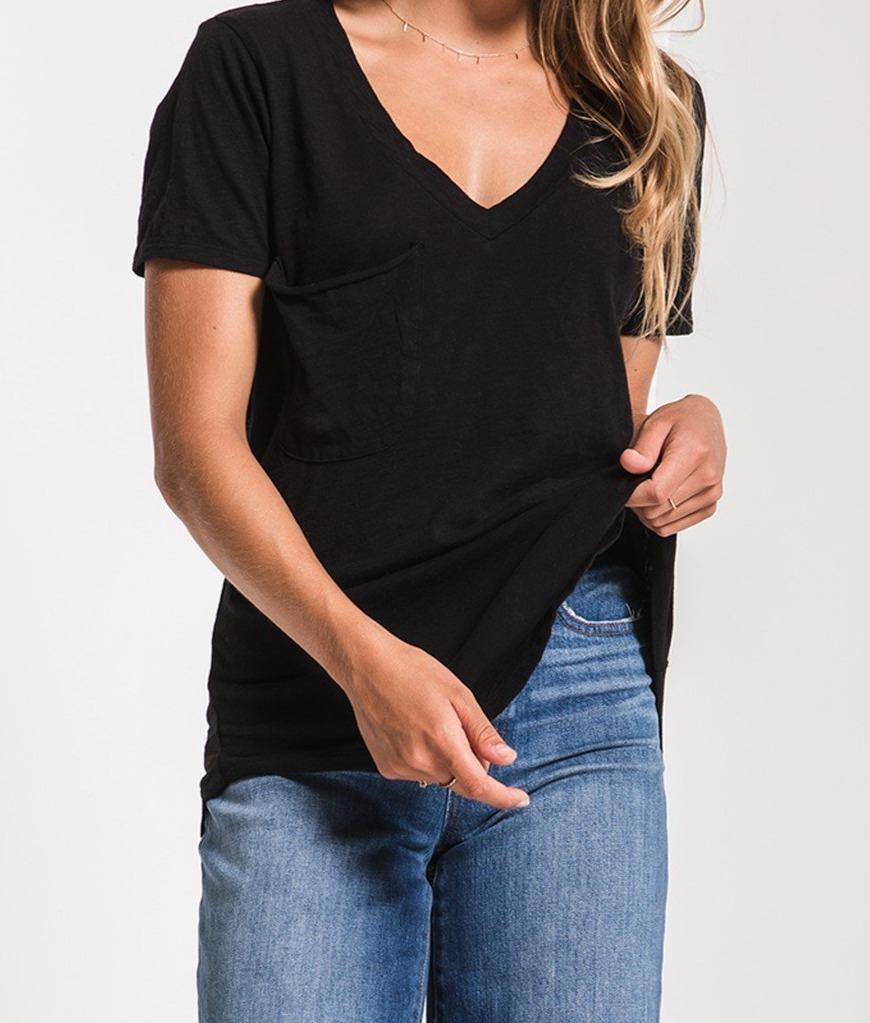 Cotton Slub Pocket Tee - The Salty Mare