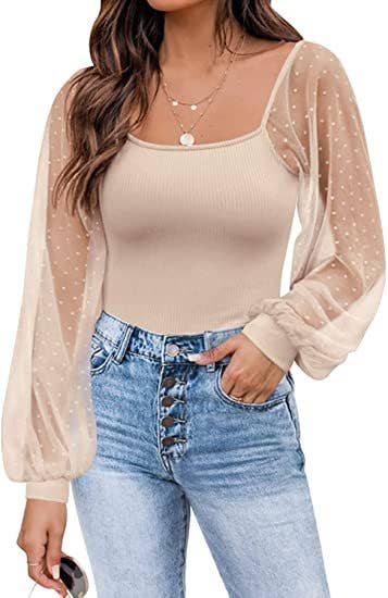 Amanda Sheer Sleleve Top - The Salty Mare