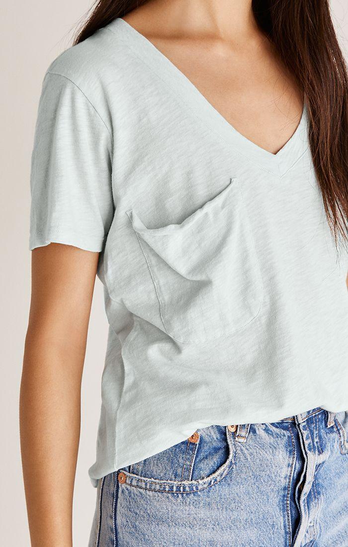 Cotton Slub Pocket Tee - The Salty Mare