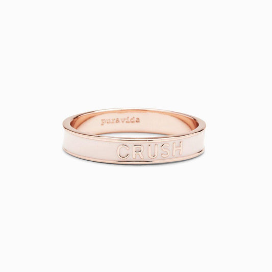 Enamel Word Ring - The Salty Mare