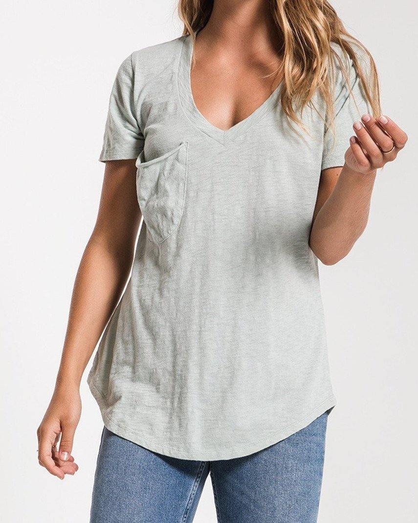 Cotton Slub Pocket Tee - The Salty Mare