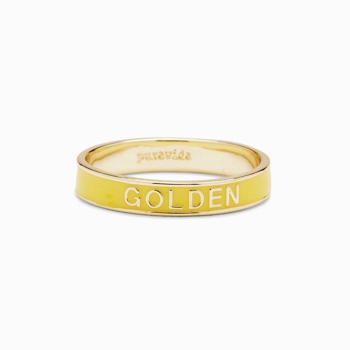 Enamel Word Ring - The Salty Mare