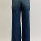 Retro Wide Tummy Control Front Welt Pockets