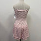 Polka Dot Strapless Romper