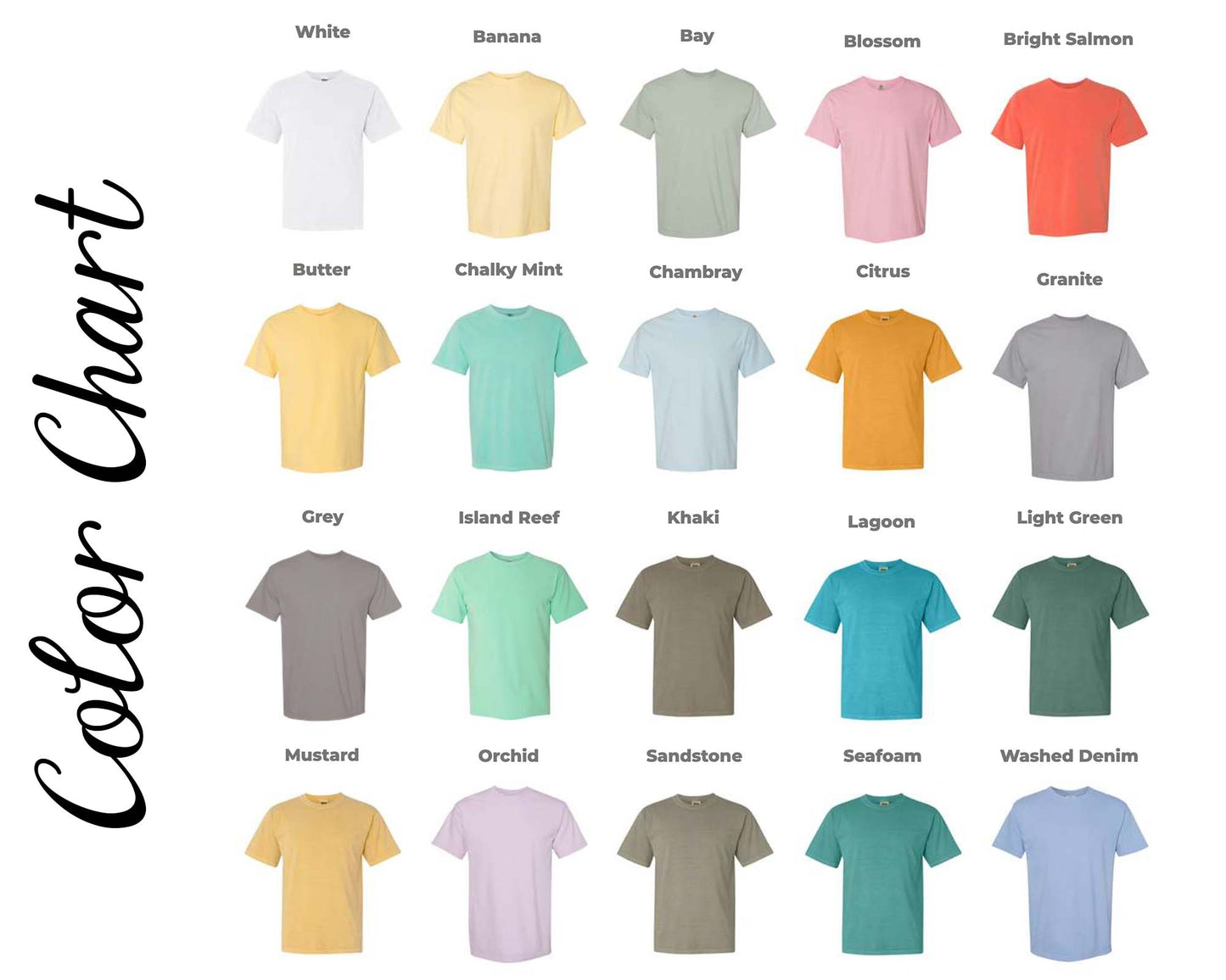 Comfort Colors Custom Shirts