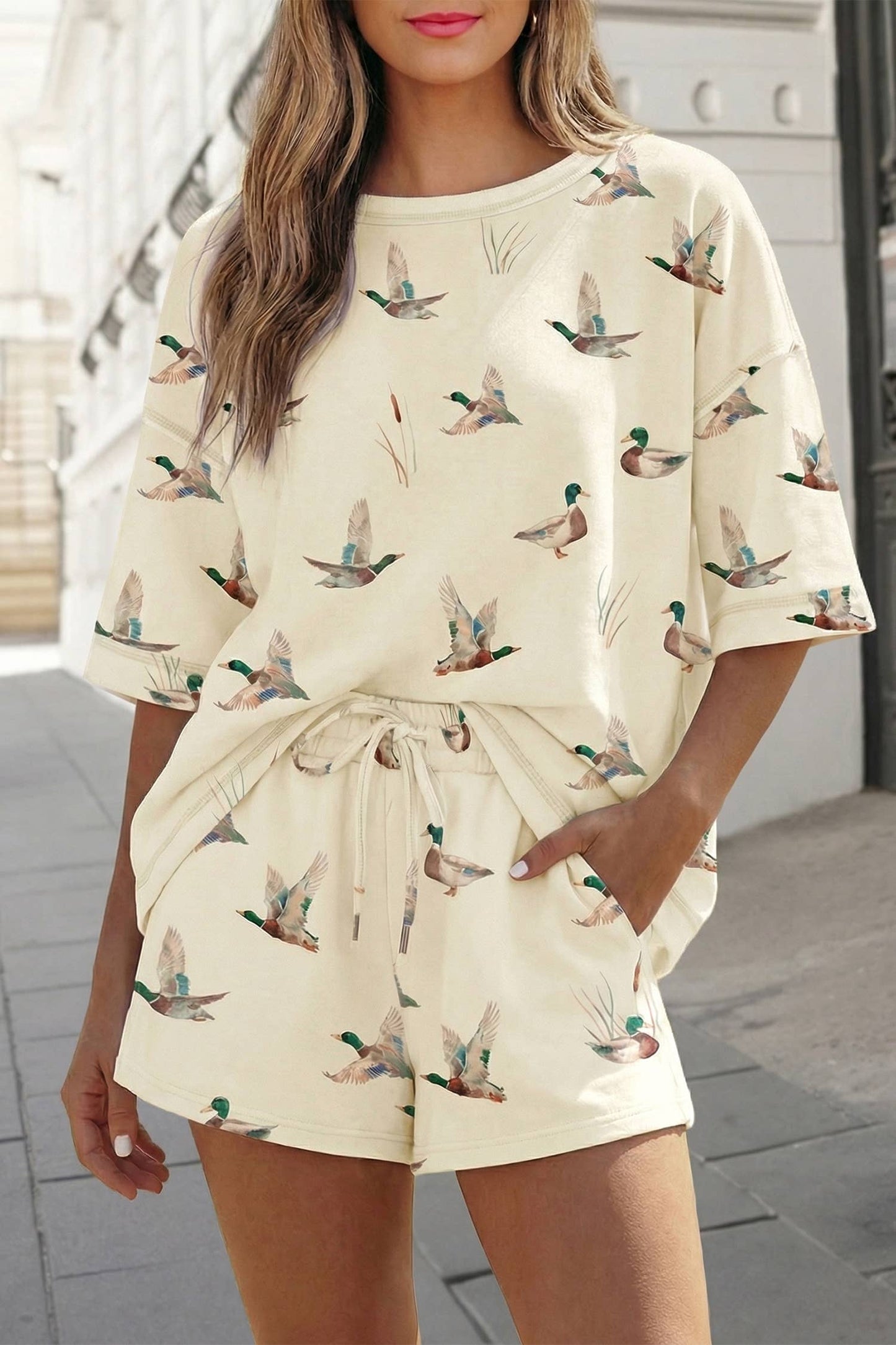 Mallard Duck Shorts Set