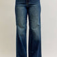 Retro Wide Tummy Control Front Welt Pockets