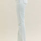 Mid Rise Distressed & Fray Hem Bootcut