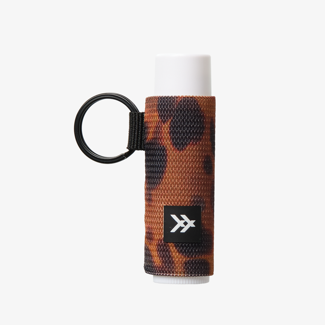 Tortoise - Chapstick Holder Keychain
