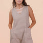 Striped Knit Romper