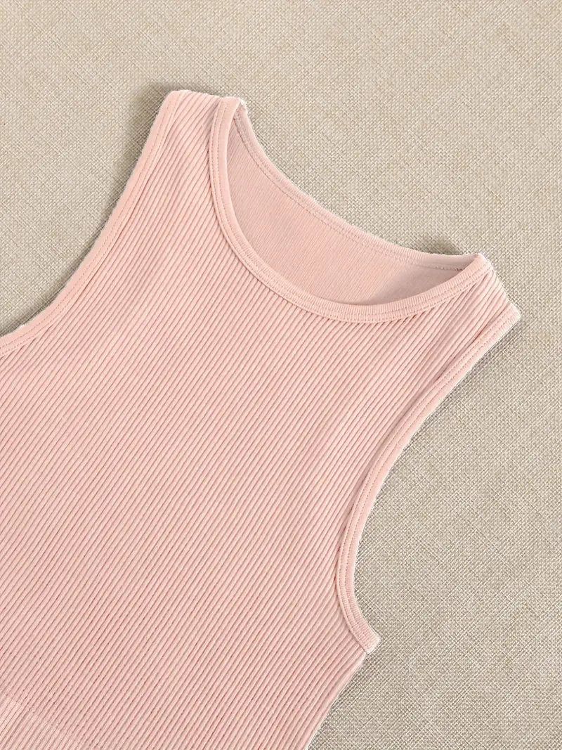Ribbed Racerback Crop Tank - The Salty Mare