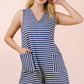 Striped Knit Romper